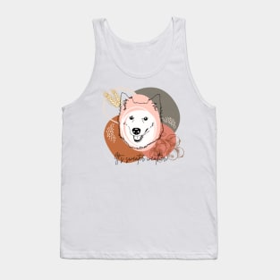 German Spitz | Happy Fall, y'all! | It's sweater weather! | Hello Pumpkin! Tank Top